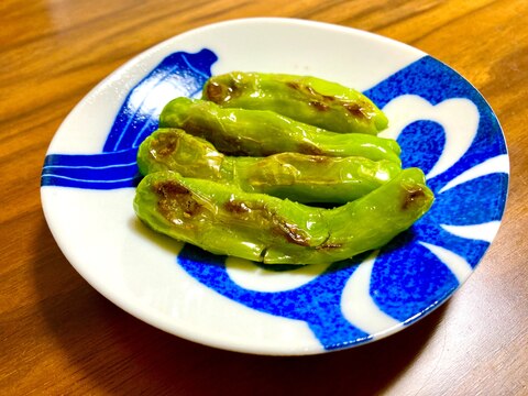 シンプルだけど美味*ししとうの塩焼き